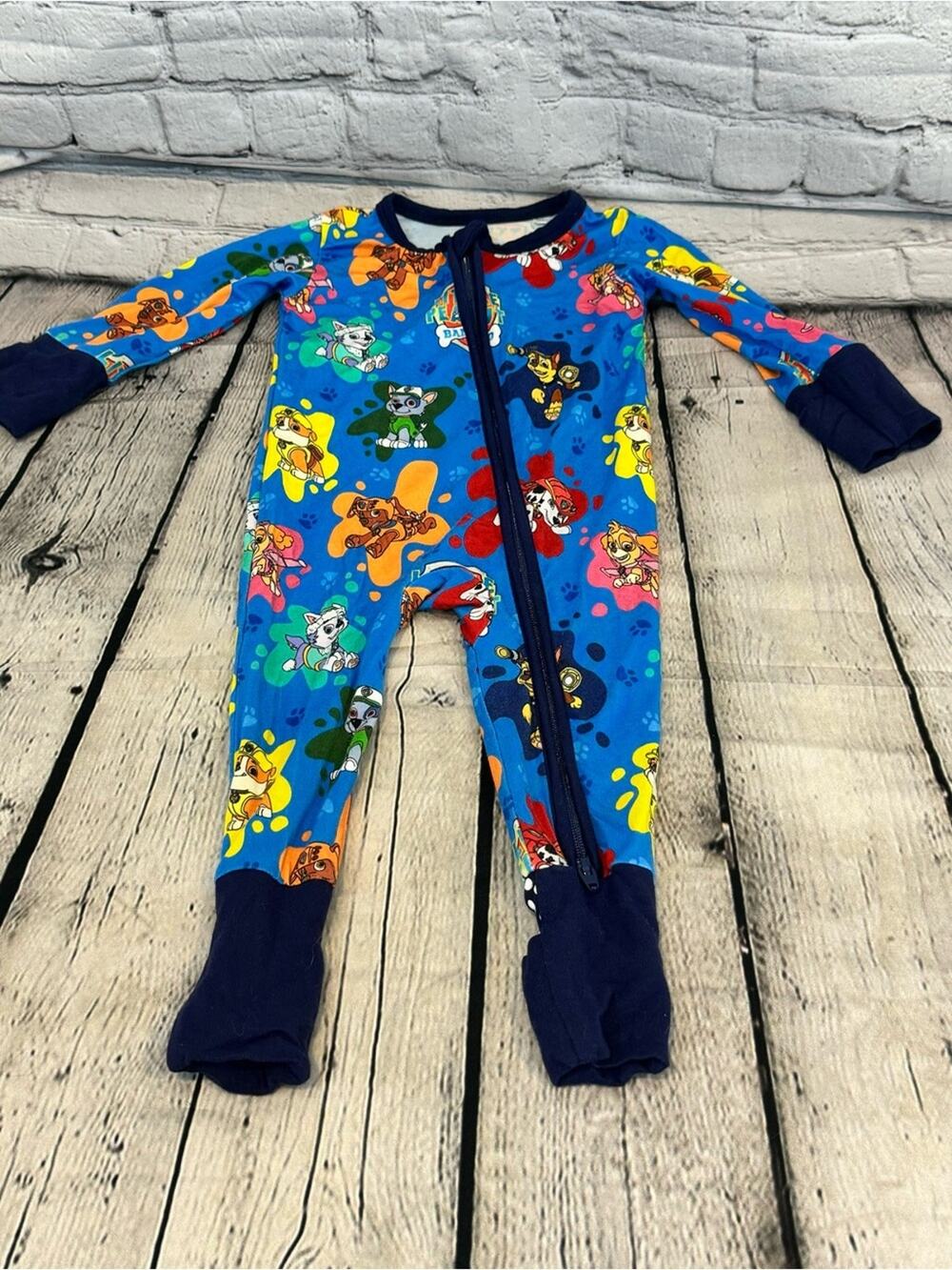 Little Peanut Bamboo Paw Patrol Bamboo Zippie Romper